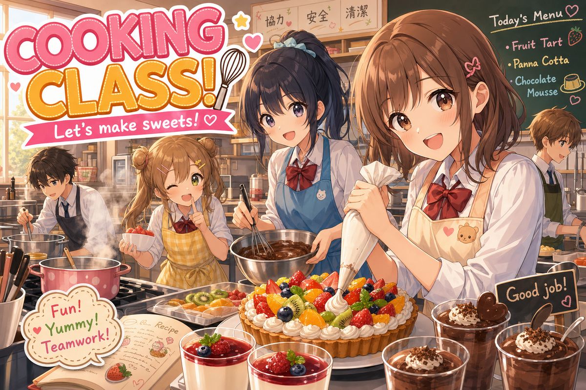 少儿漫画动漫-美食动漫教程